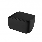 Унітаз підвісний Qtap Gemini безобідковий з сидінням Soft-close QT2533076EUQMB